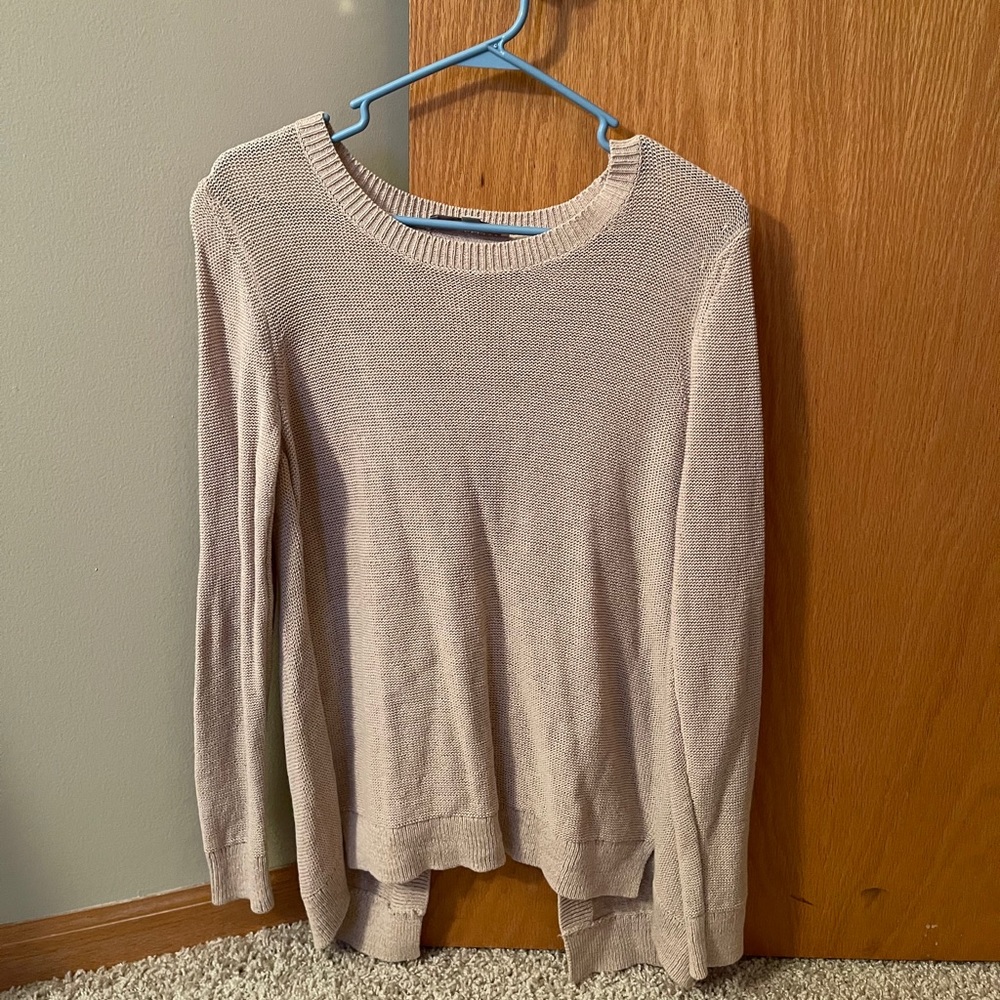 Ann Taylor Sweater with Open Back